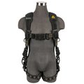 Safewaze Arc Flash Full Body Harness: DE 3D, DE QC Chest, DE FD, TB Legs, 3X 020-1272